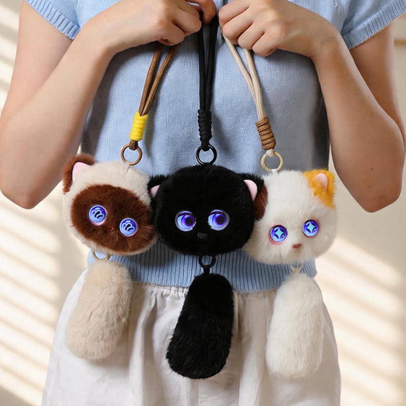 AI Cat Keychain product view 1